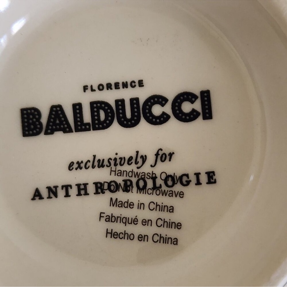 Anthropologie Florence Balducci Mug Black Cat Halloween NEW - Picture 2 of 4
